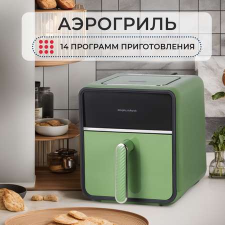 Аэрофритюрница Morphy Richards Health Fryer c 14 программами приготовления 480007 мятная