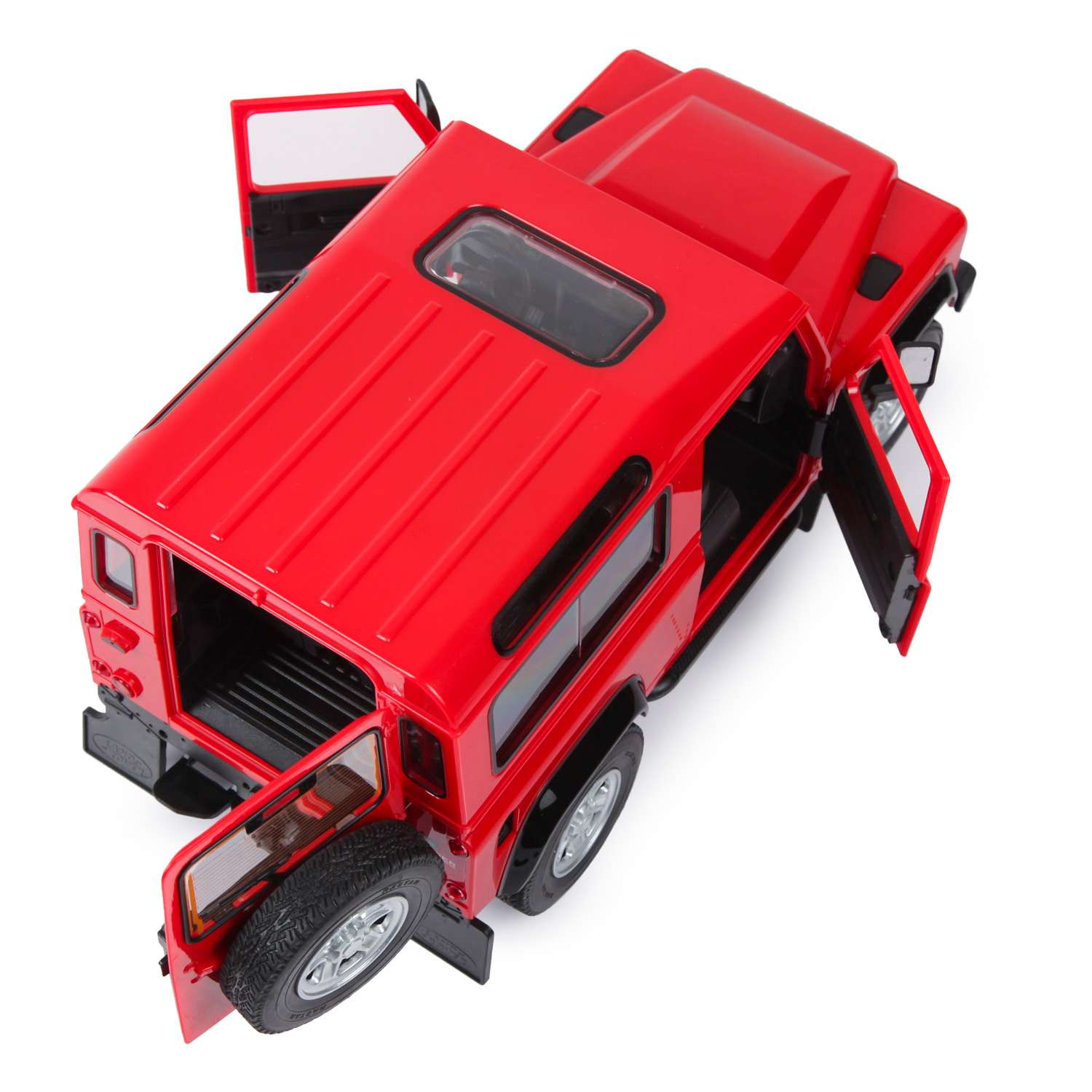 Машина Rastar РУ 1:14 Land Rover Denfender Красная 78400 - фото 5