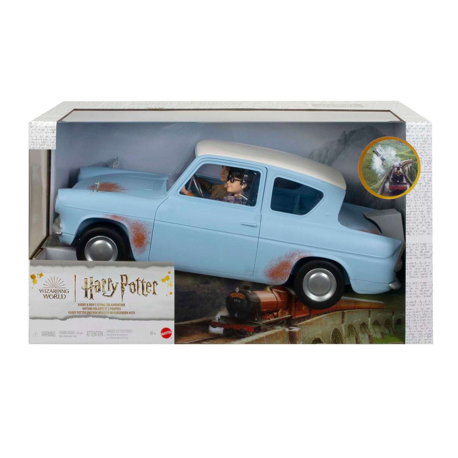 Набор игровой WWO Harry Potter Гарри Поттер и Рон на летающей машине HHX03 - фото 7