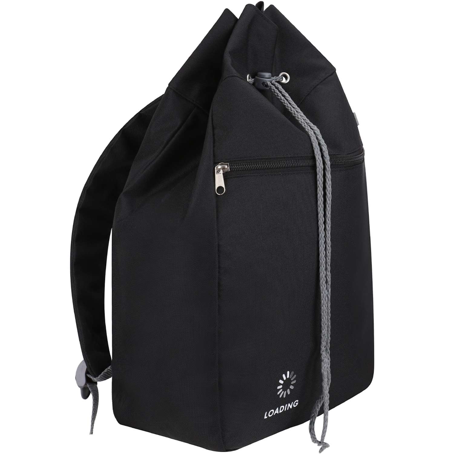 Рюкзак на шнурке Проф-Пресс Черный размер 27x46x15 см - фото 4