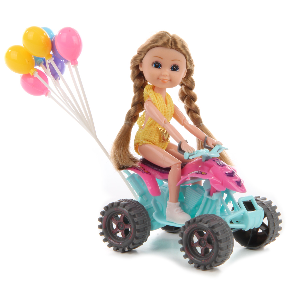 Кукла с аксессуарами Veld Co летняя поездка на квадроцикле 106424 - фото 2