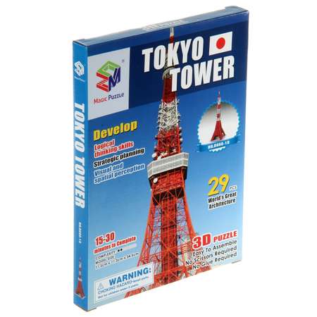 3D пазл Veld Co Мировая архитектура Токийская Башня 29 деталей