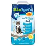 Наполнитель для кошек Biokats Классик 3в1 с ароматом хлопка 5кг