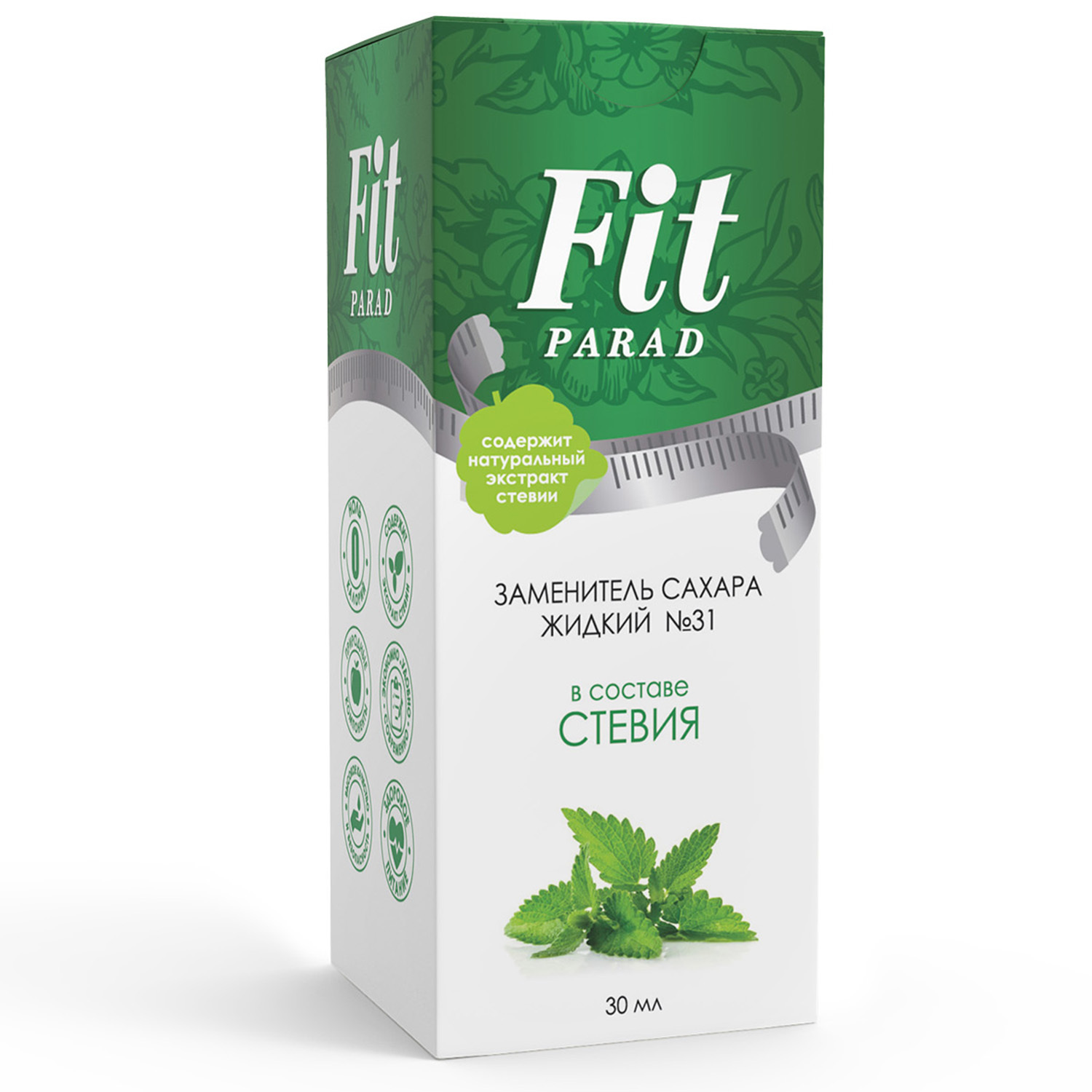 Сахарозаменитель Fit Parad Стевия жидкий №31 30мл - фото 2