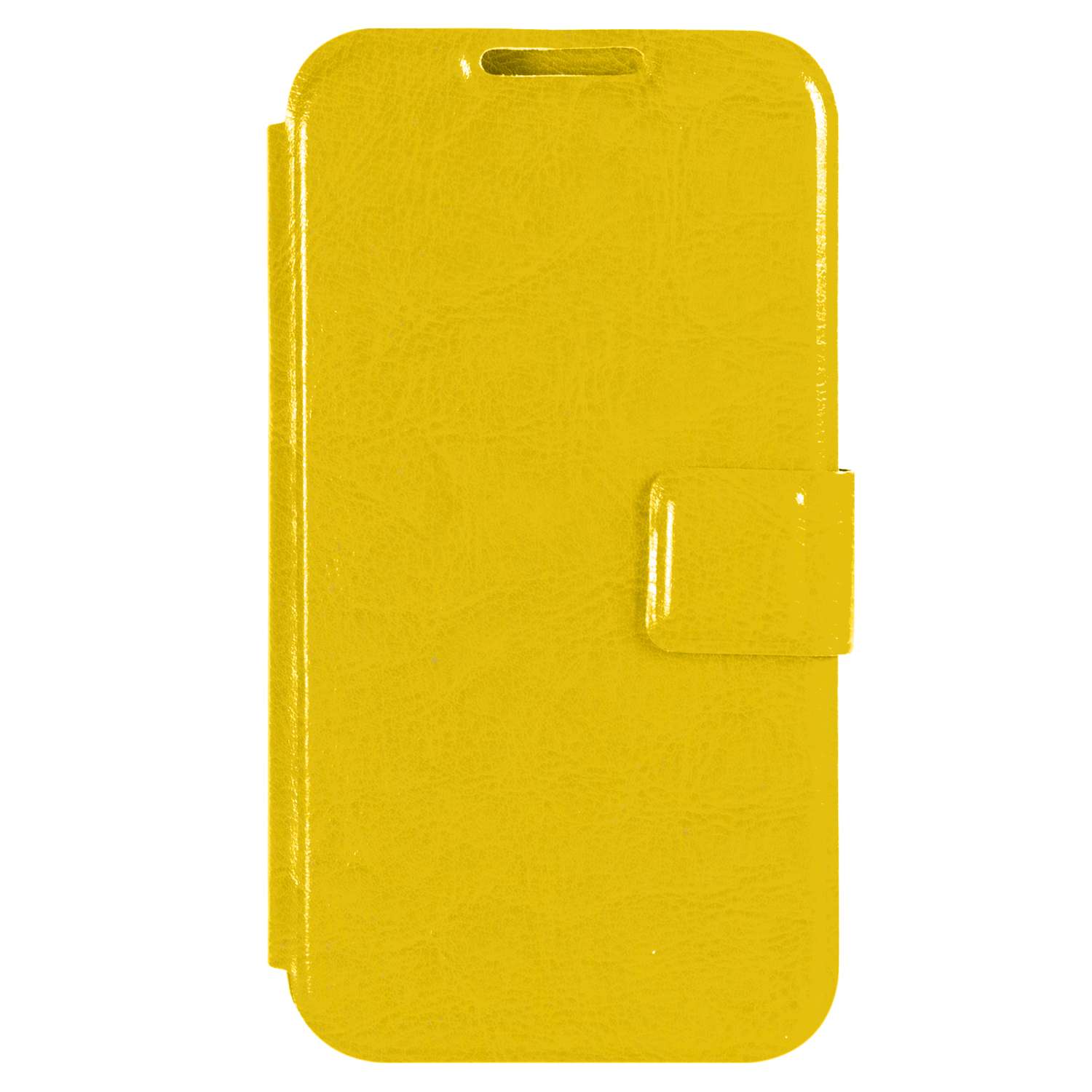 Чехол универсальный iBox Universal для телефонов 4.2-5 дюйма желтый - фото 3