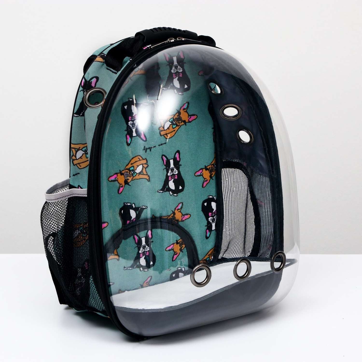 Рюкзак для переноски животных Пижон прозрачный «Силуэты» - фото 1