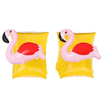 Нарукавники Sima-Land детские надувные «Фламинго»