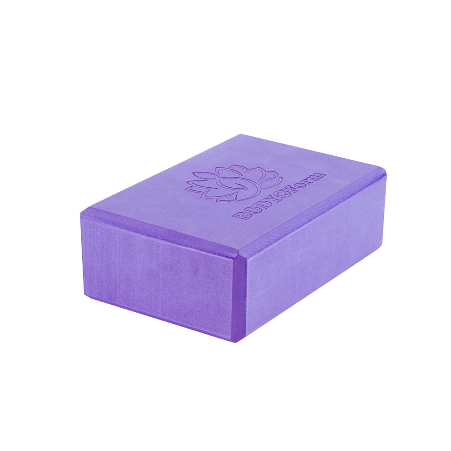 Блок для йоги Body Form BF-YB02 фиолетовый - фото 1