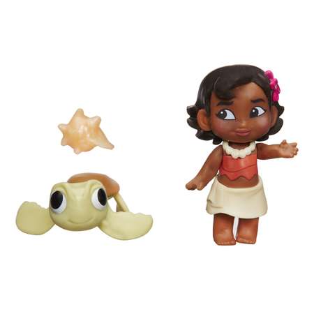 Маленькая кукла Princess Моана малышка и черепашка (C1053EU40)