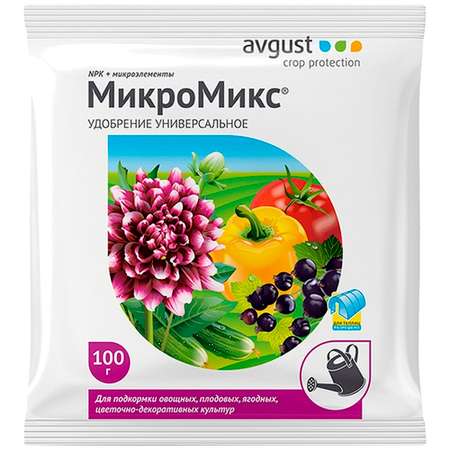 Минеральное удобрение AVGUST МикроМикс 100г