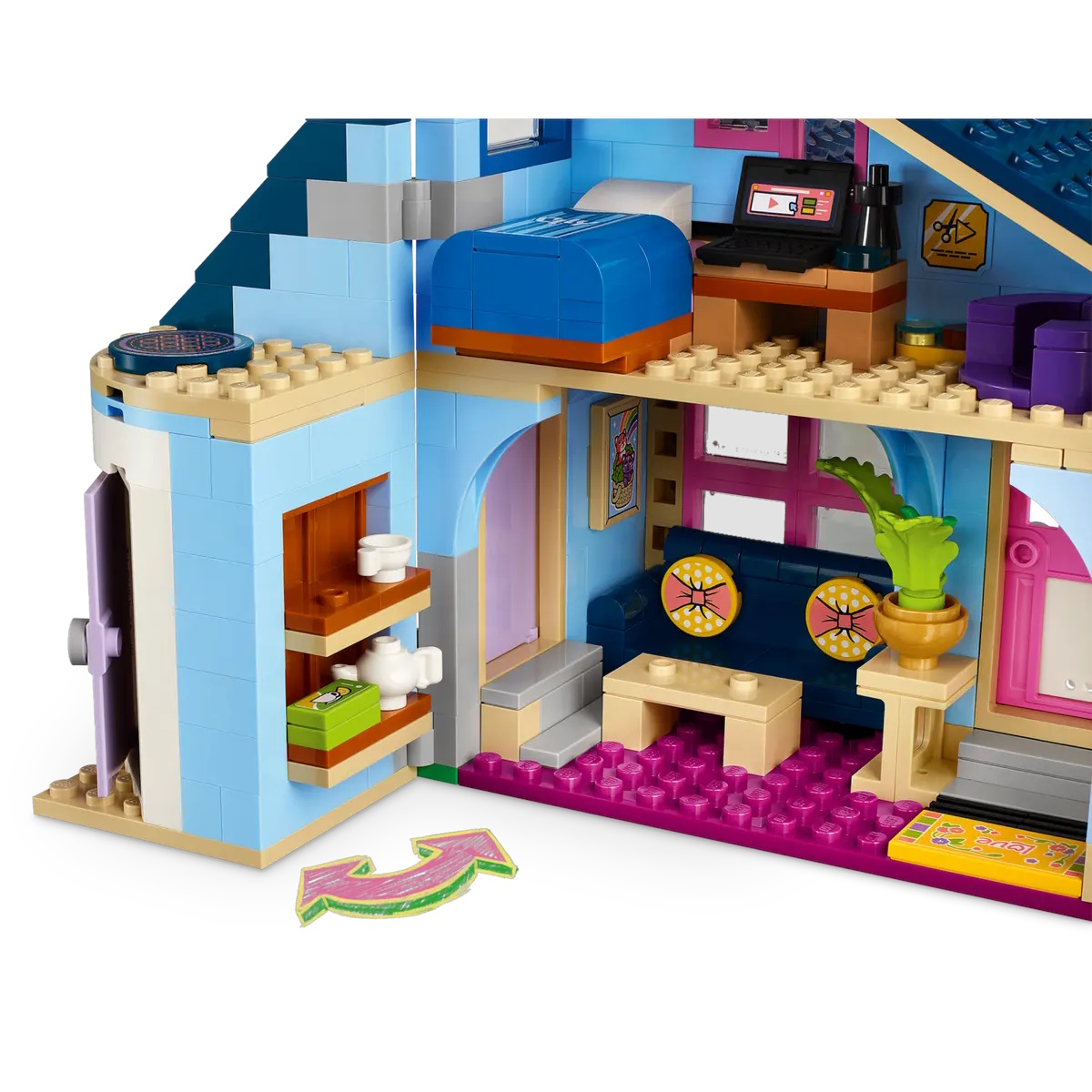 Конструктор LEGO Friends Семейные дома Олли и Пейсли 42620 купить по цене  9999 ₽ в интернет-магазине Детский мир