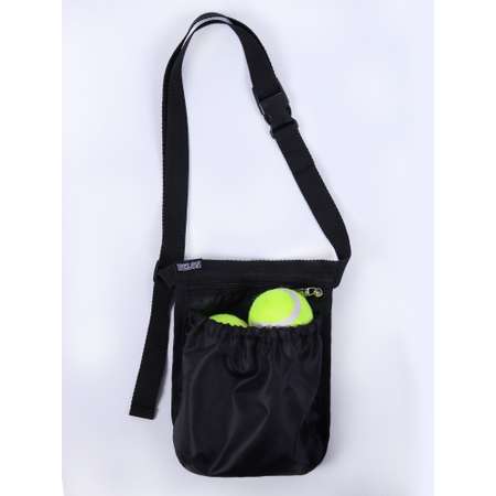 Поясная сумка Belon familia для теннисных мячей/ цвет черный