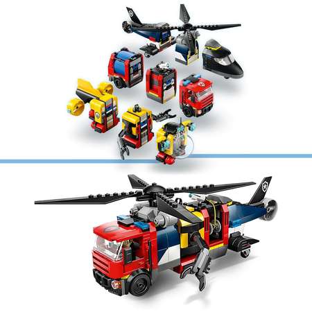 Конструктор LEGO Вертолет/пожарная машина/подводная лодка 60462