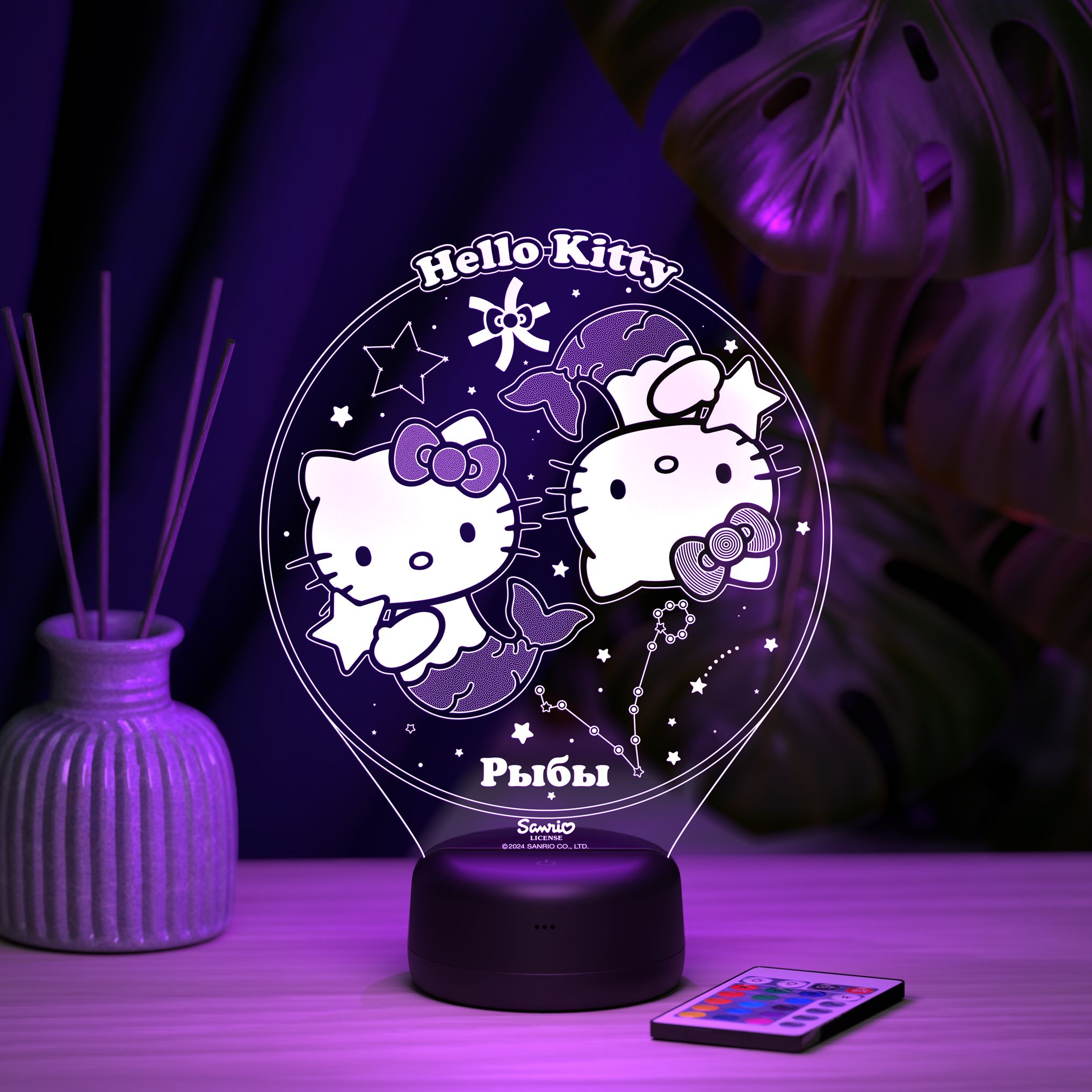 Ночник Hello Kitty Рыбы - фото 12