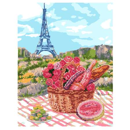 Картина по номерам  Школа Талантов Пикник в Париже