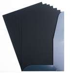 Бумага для пастели Малевичъ А4 в папке черная 270 г/м 7 листов