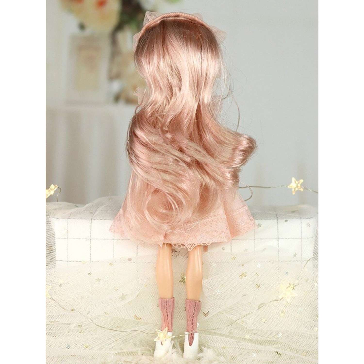 Кукла шарнирная 26 см Soul Sister с набором аксессуаров и одежды в подарочной коробке YW-DOLL26-05/розовый - фото 4