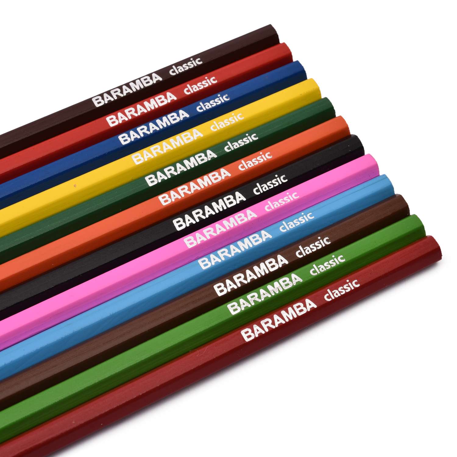 Карандаши цветные Baramba шестигр. 12 цветов - фото 4