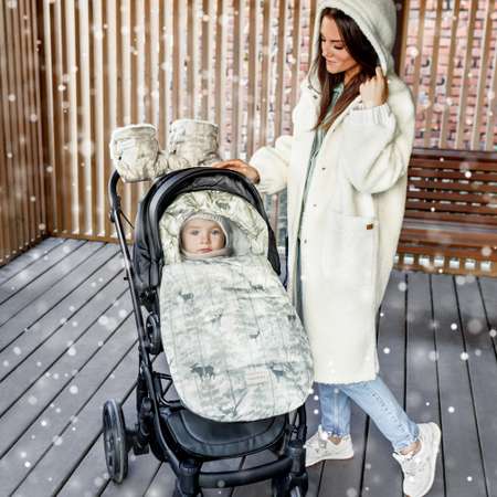 Конверт Amarobaby Snowy Baby Олени Бежевый AMARO-6102-OL