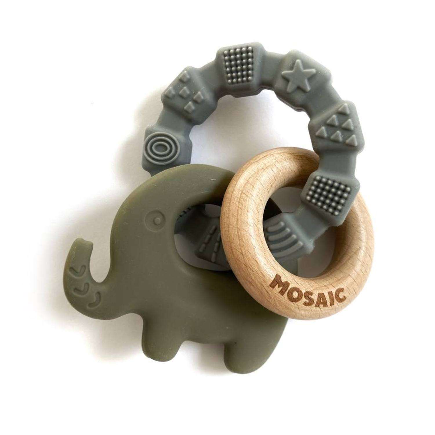 Прорезыватель Mosaic Слон - фото 1