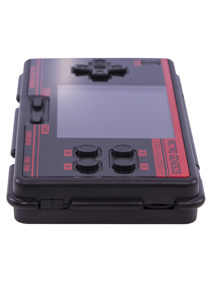 Портативная игровая приставка Retro Genesis Port-3000 4000+игр черно-красная / 10 эмуляторов / 3.0 экран IPS / SD-карта / сохранение - фото 8