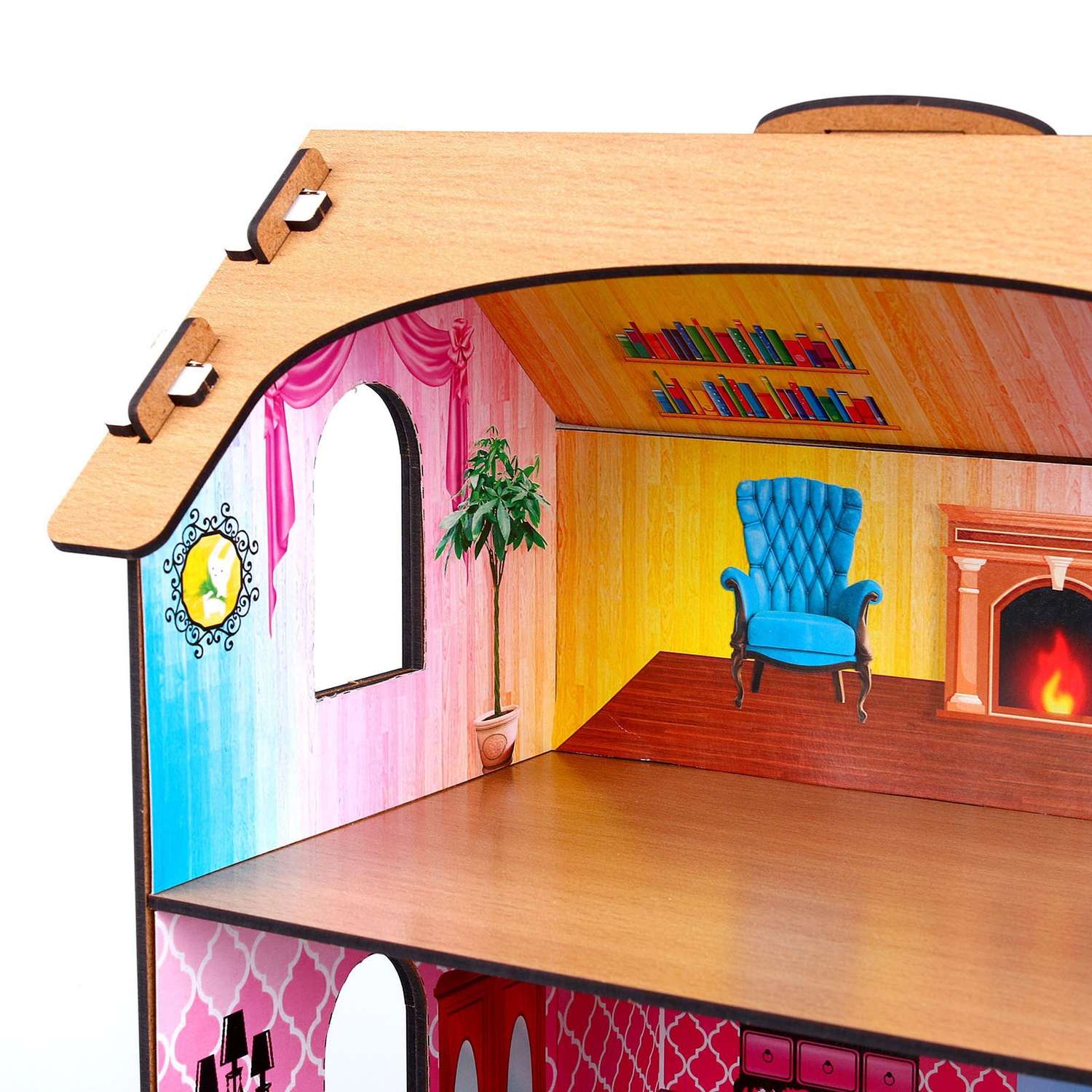 Кукольный домик Лесная мастерская «Для маленьких принцесс» 9243748 - фото 3