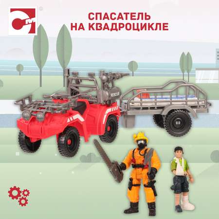 Игровой набор Chap Mei Спасатель на квадроцикле