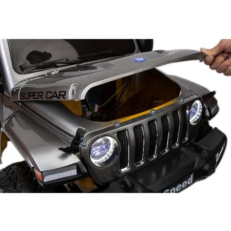 Электромобиль TOYLAND Джип Jeep Rubicon 5016 серый