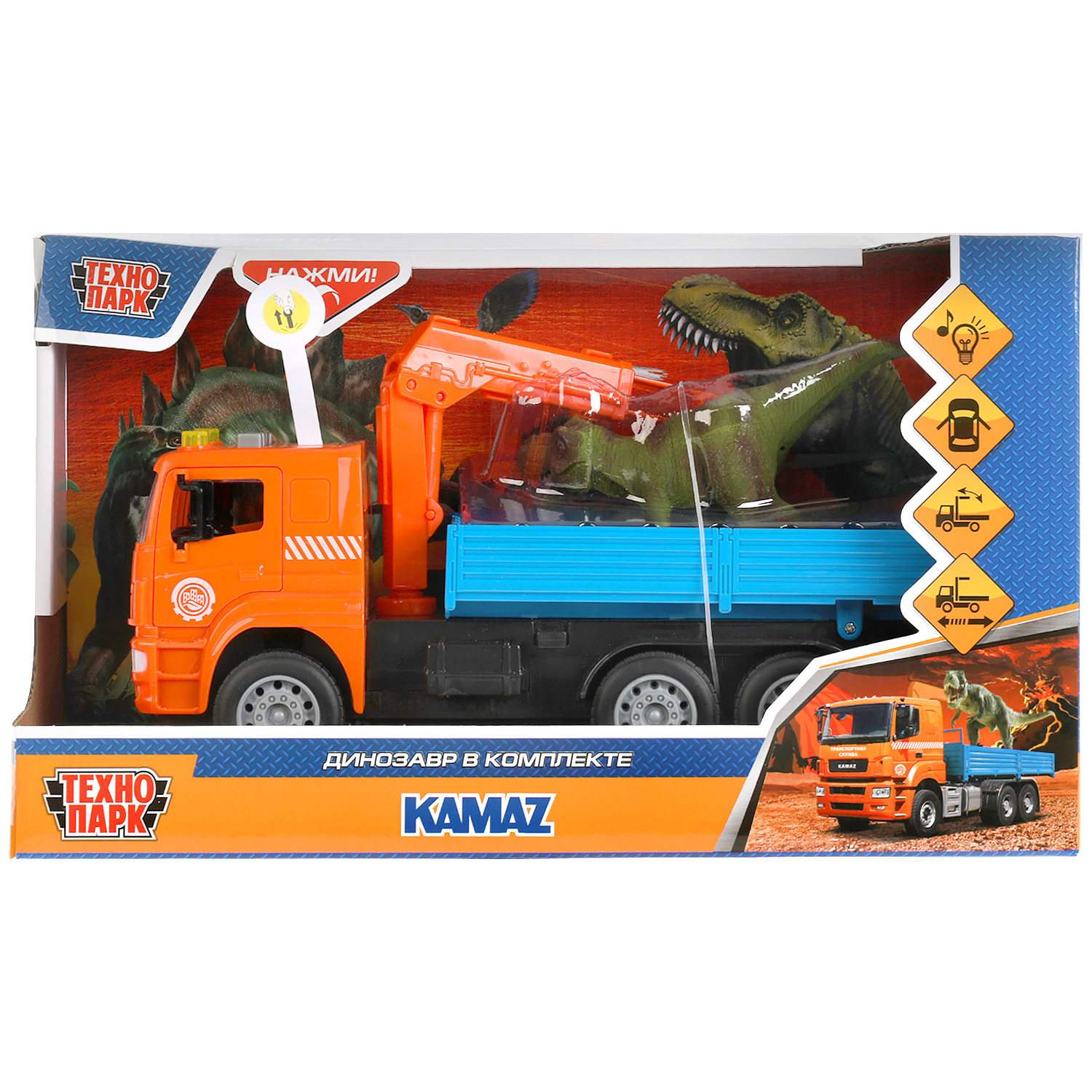 Машина Технопарк KaMAZ Манипулятор 315542