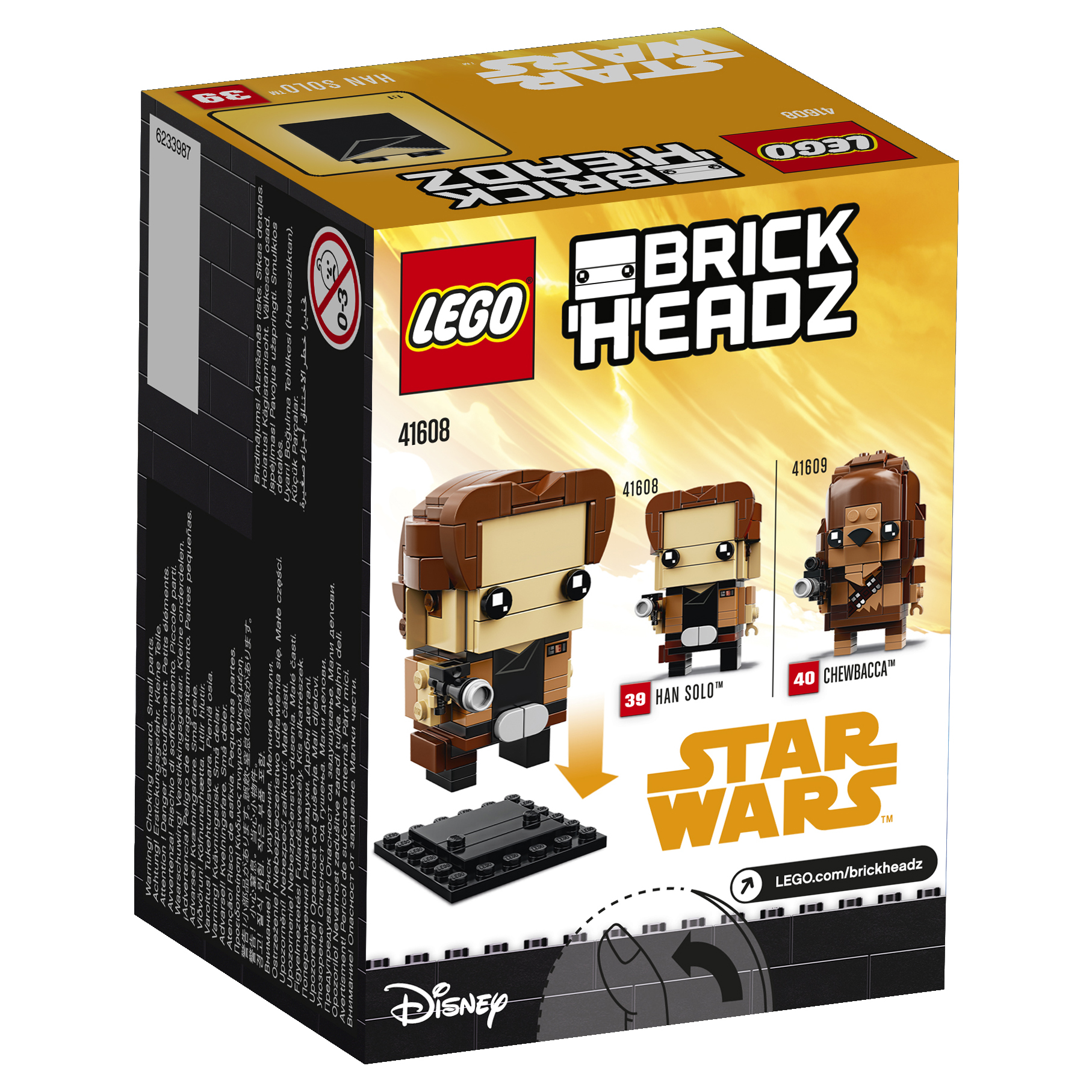 Конструктор LEGO BrickHeadz блочный - фото 3