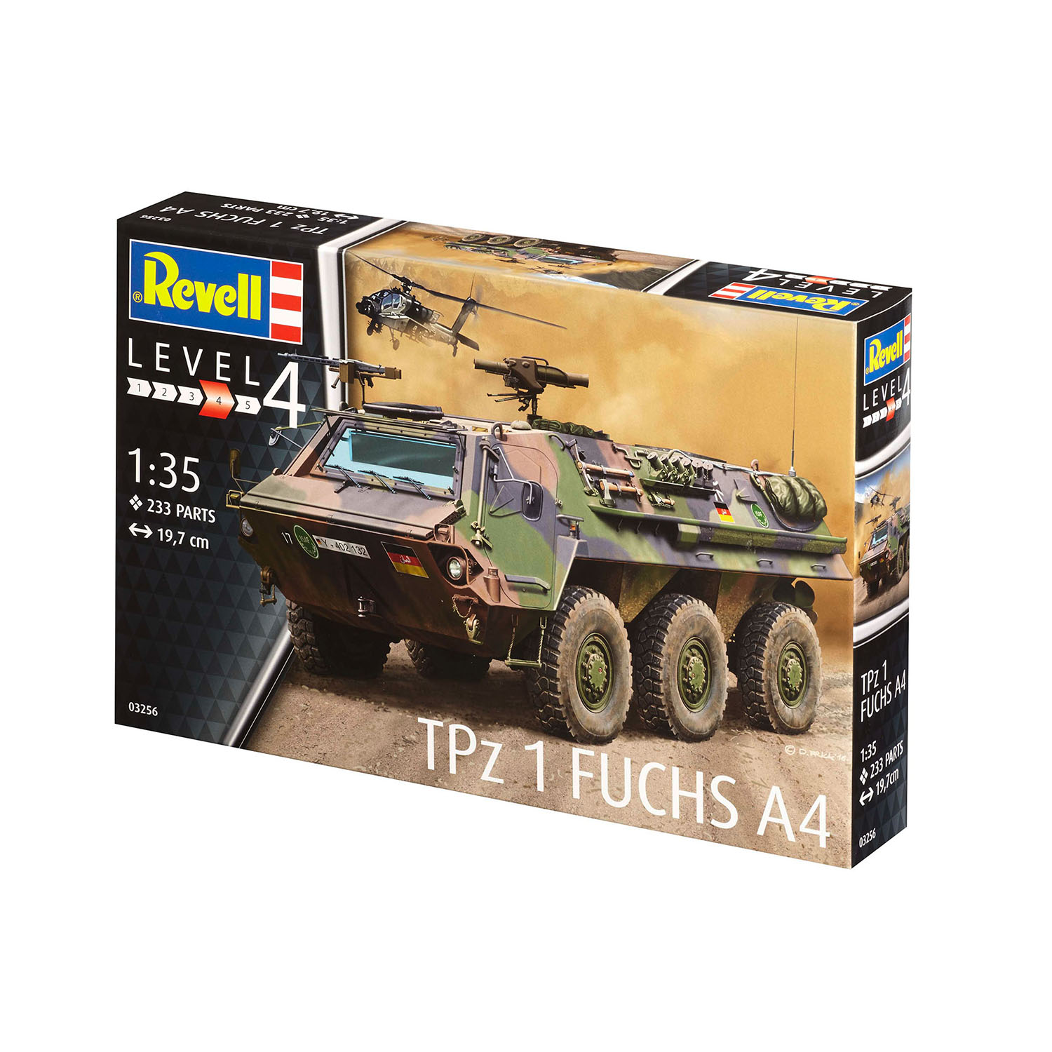 Модель для склейки Revell Немецкий бронетранспортёр TPz 1 Fuchs 03256 - фото 11