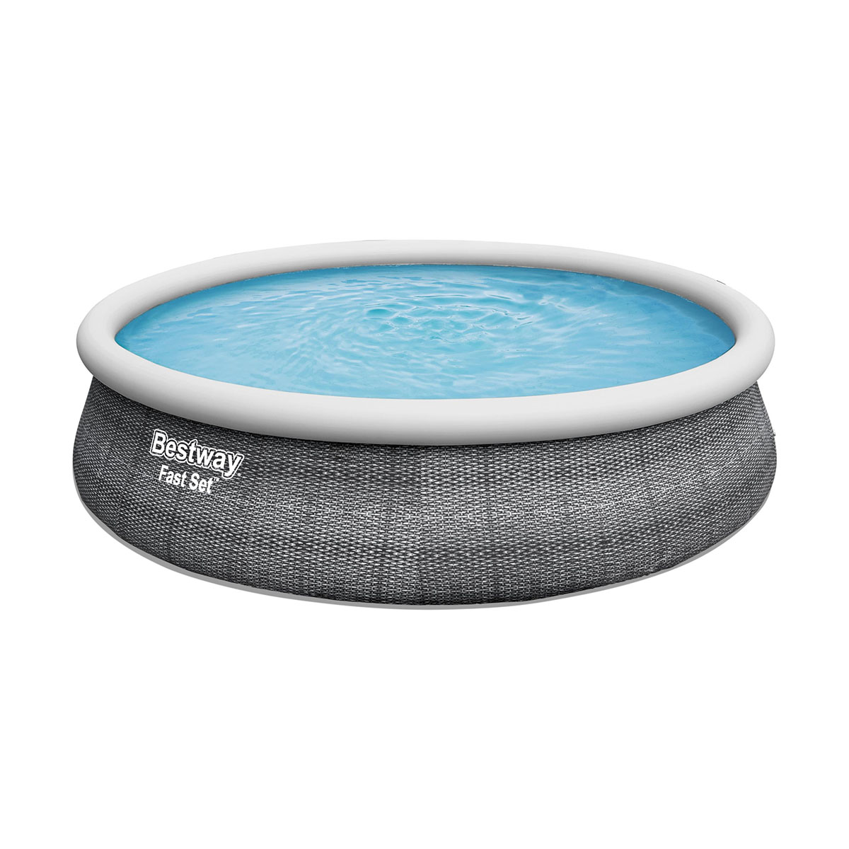 Бассейн надувной Bestway Fast Set с фильтр-насосом и лестницей 457x107 см 12362 л - фото 1
