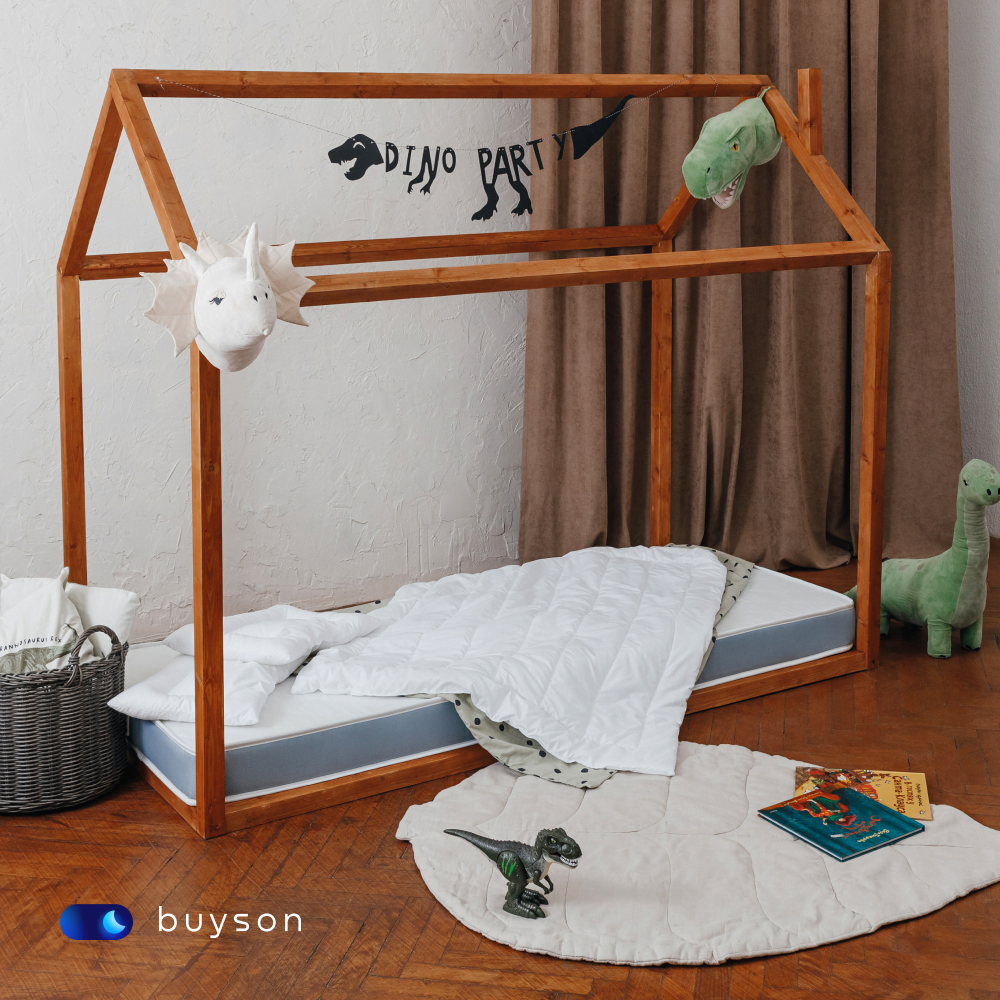 Одеяло buyson BuySweet 140х105 см с наполнителем полиэфирное волокно белое - фото 11