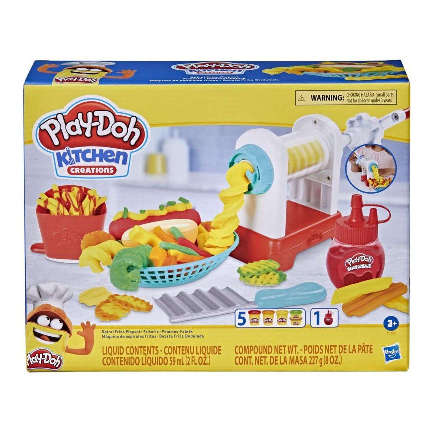 Набор игровой Play-Doh Картошка фри F1320 - фото 1
