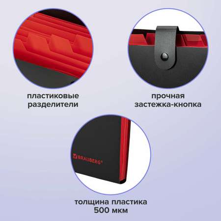 Папка-органайзер Brauberg А4