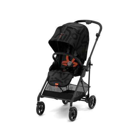 Коляская детская Cybex Melio Street Real Black с дождевиком