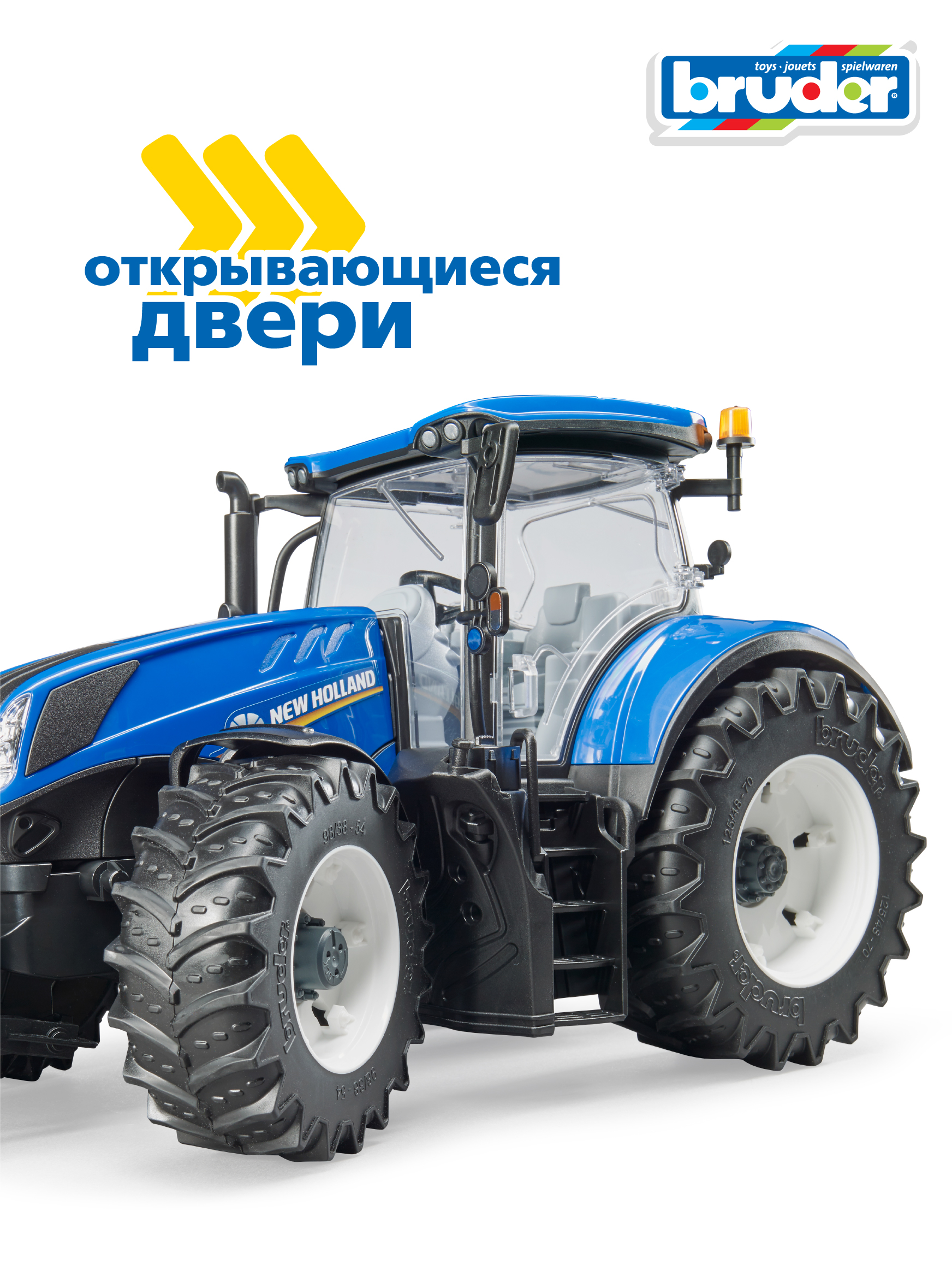 Игрушка BRUDER Трактор New Holland T7.315 купить по цене 6409 ₽ в  интернет-магазине Детский мир