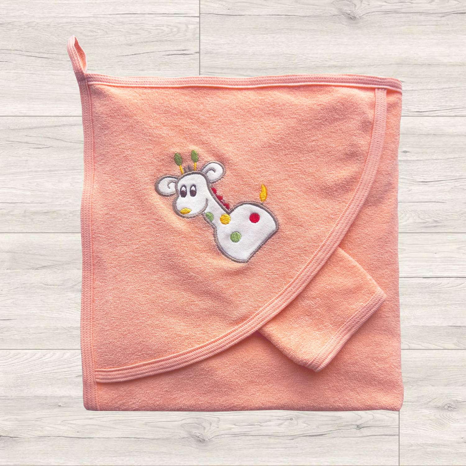 Набор для купания ALARYSPEOPLE пеленка-полотенце с уголком и рукавичка - фото 1