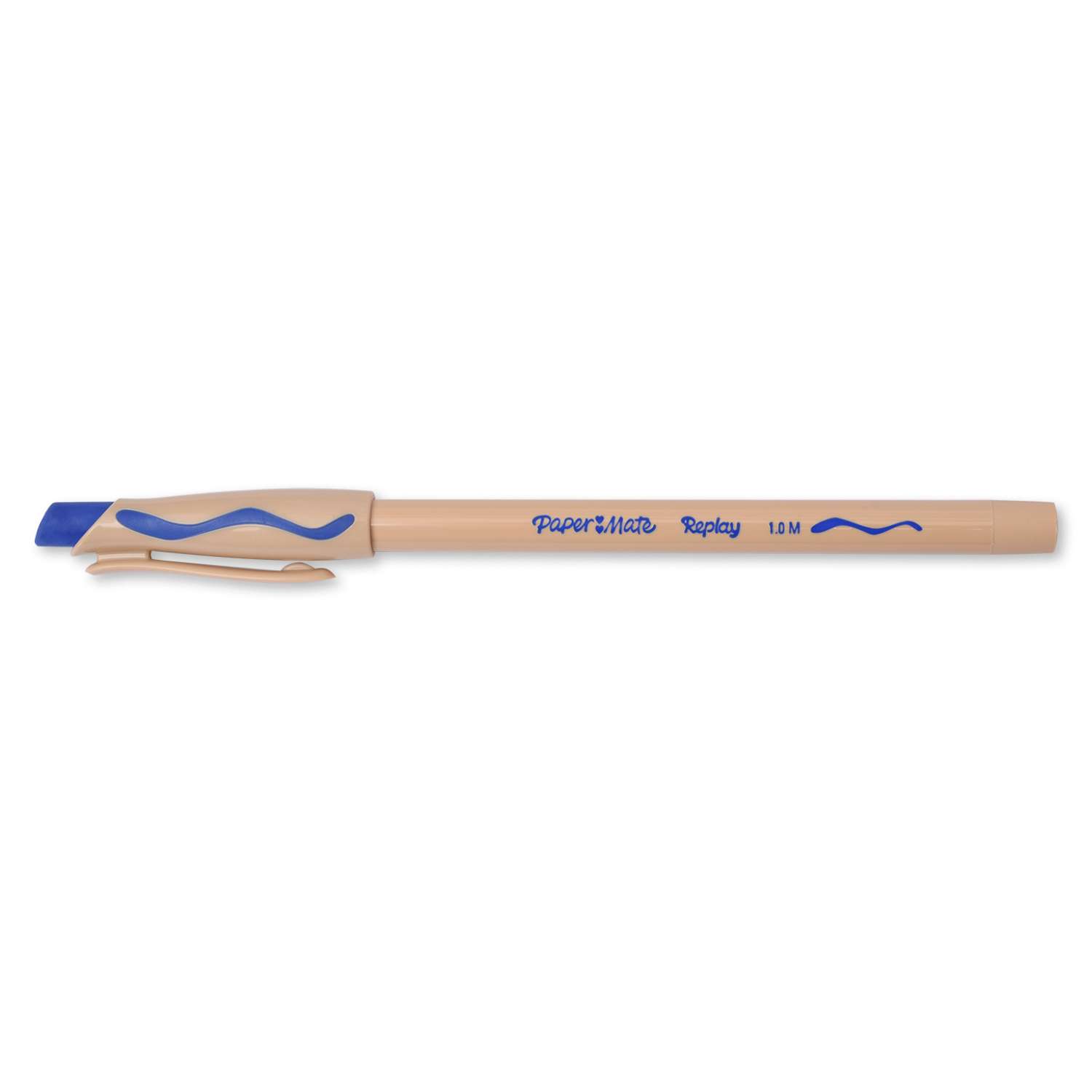 Ручка PAPER MATE со стираемыми чернилами replay Синяя - фото 2