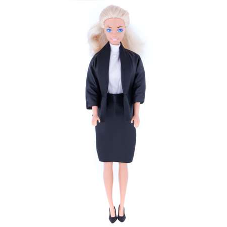 Комплект одежды Модница для куклы 29 см 2117 черный-белый