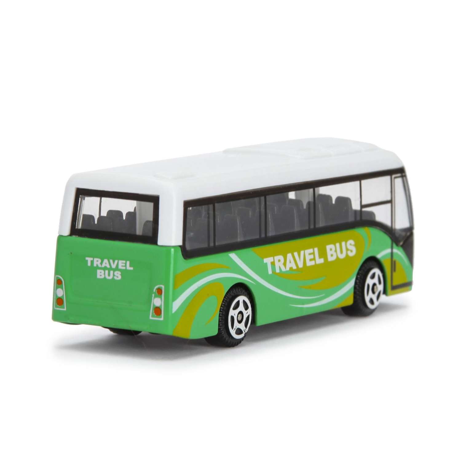 Автобус Автоград металлический «Междугородний». масштаб 1:64. цвет зелёный 1997269 - фото 3