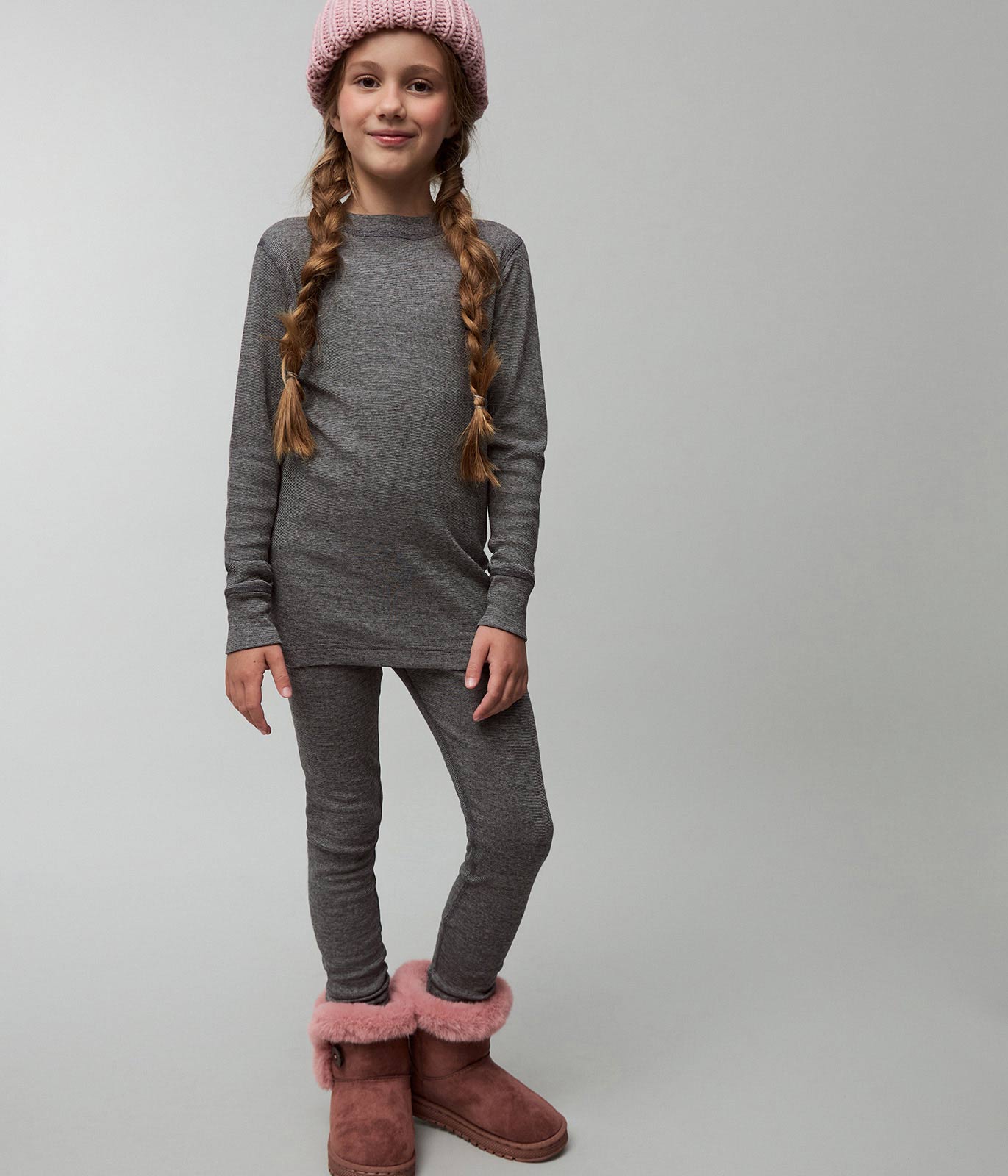 Термобелье Totti Kids AW23TKG017/Термобелье/Т. Серый - фото 2