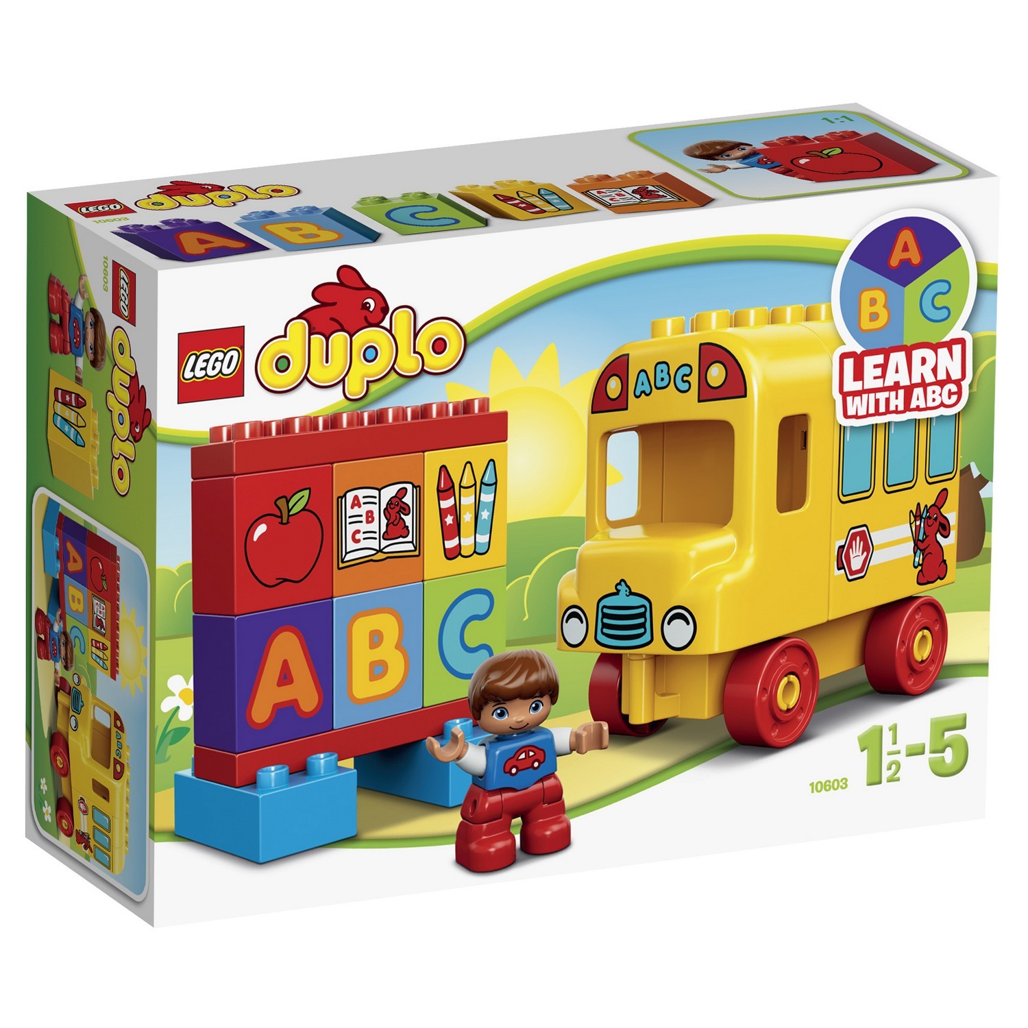 Конструктор LEGO DUPLO My First Мой первый автобус (10603) купить по цене  659 ₽ в интернет-магазине Детский мир