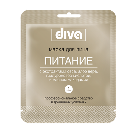 Маска для лица Diva Питание тканевая