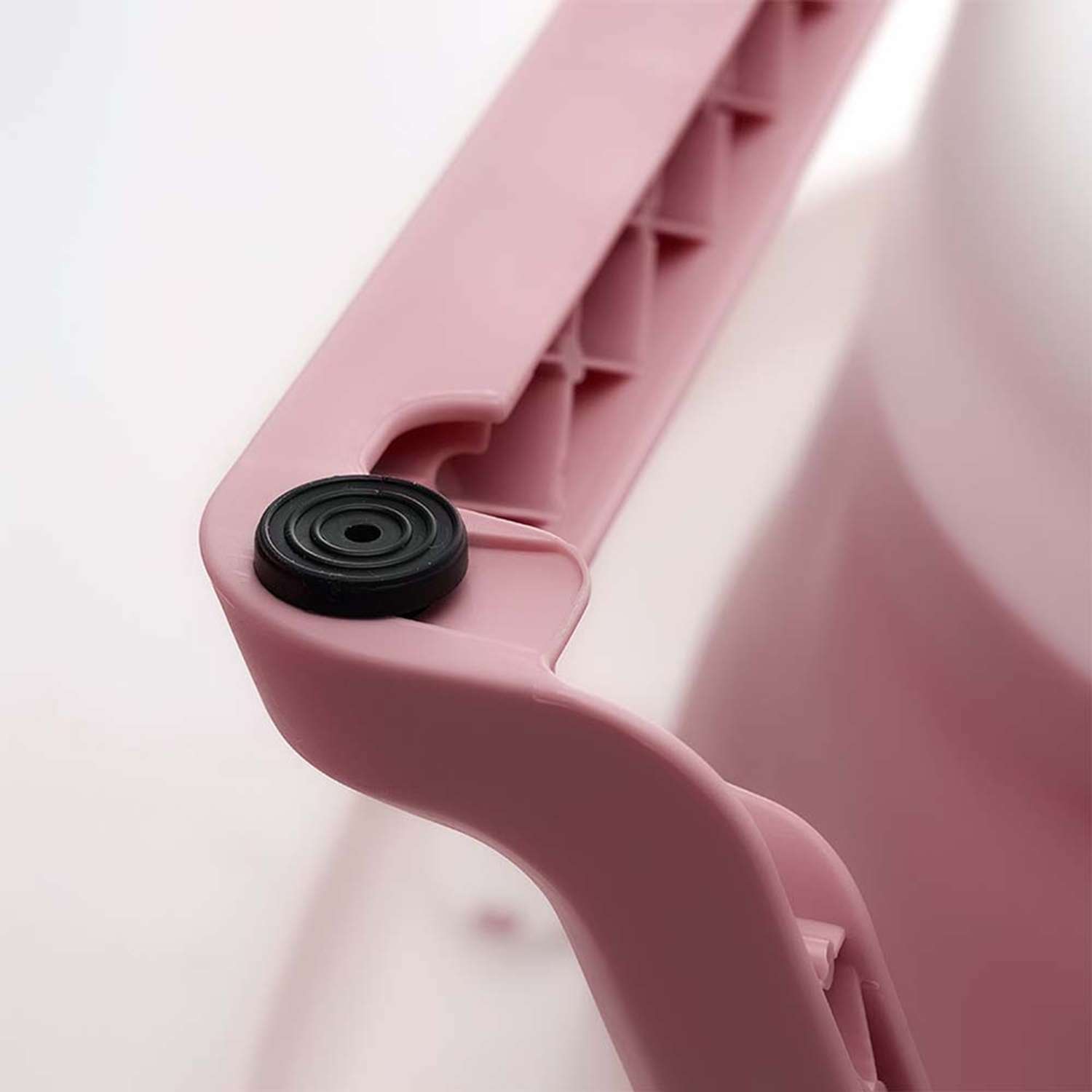 Ванночка складная детская WiMI с матрасиком термометром и 4 резиновыми уточками розовая - фото 5