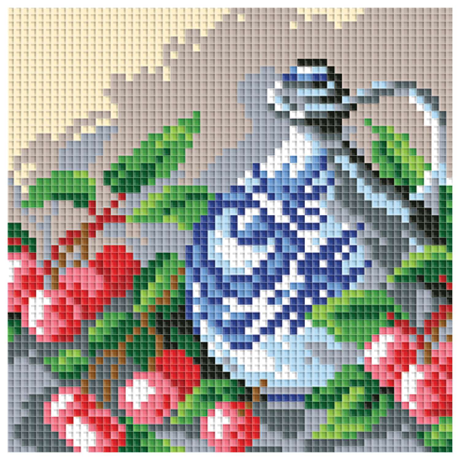 Набор для создания мозаики Белоснежка 043-ST-PS Кувшин и вишня - фото 1