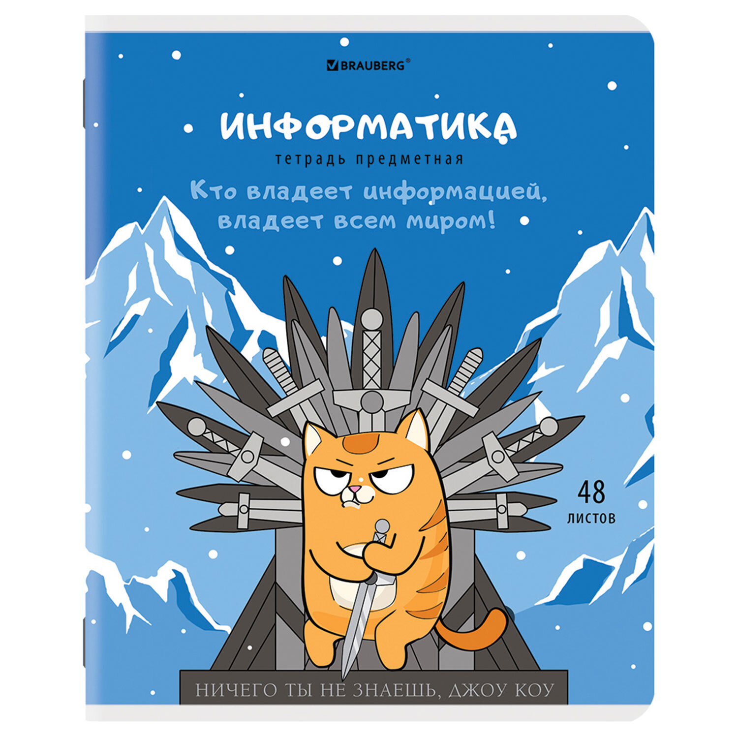 Тетради предметные Brauberg школьные со справочным материалом в клетку и линейку 12 шт 48 листов - фото 18