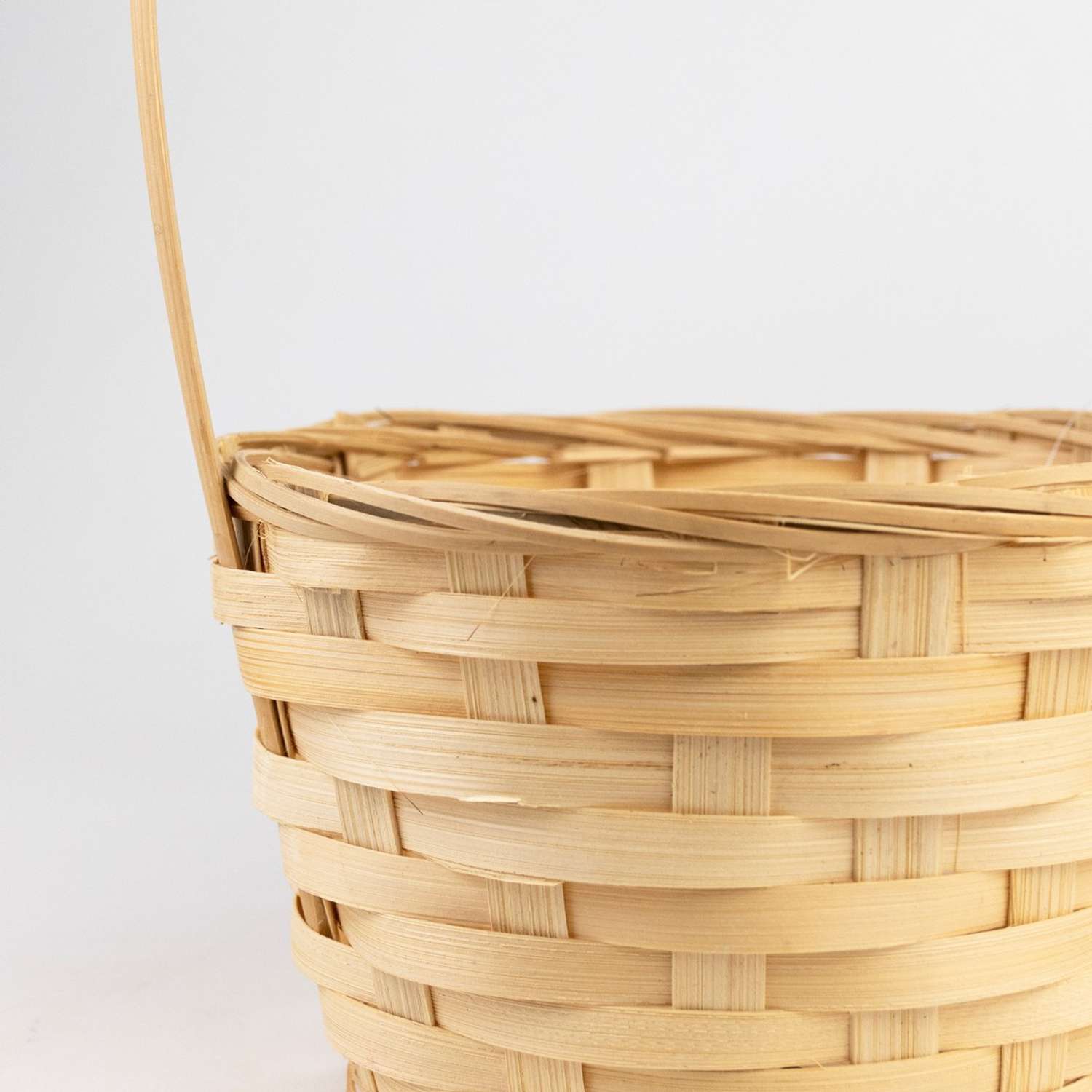 Корзина плетеная Азалия Декор из бамбука D16х10хH32см натуральный цвет - фото 3