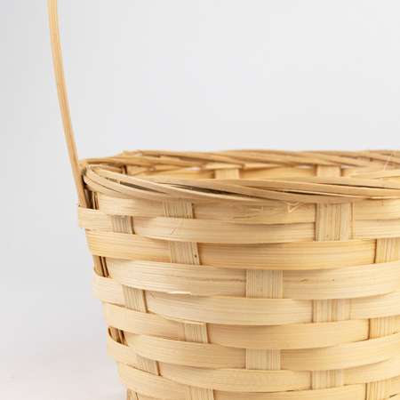 Корзина плетеная Азалия Декор из бамбука D16х10хH32см натуральный цвет