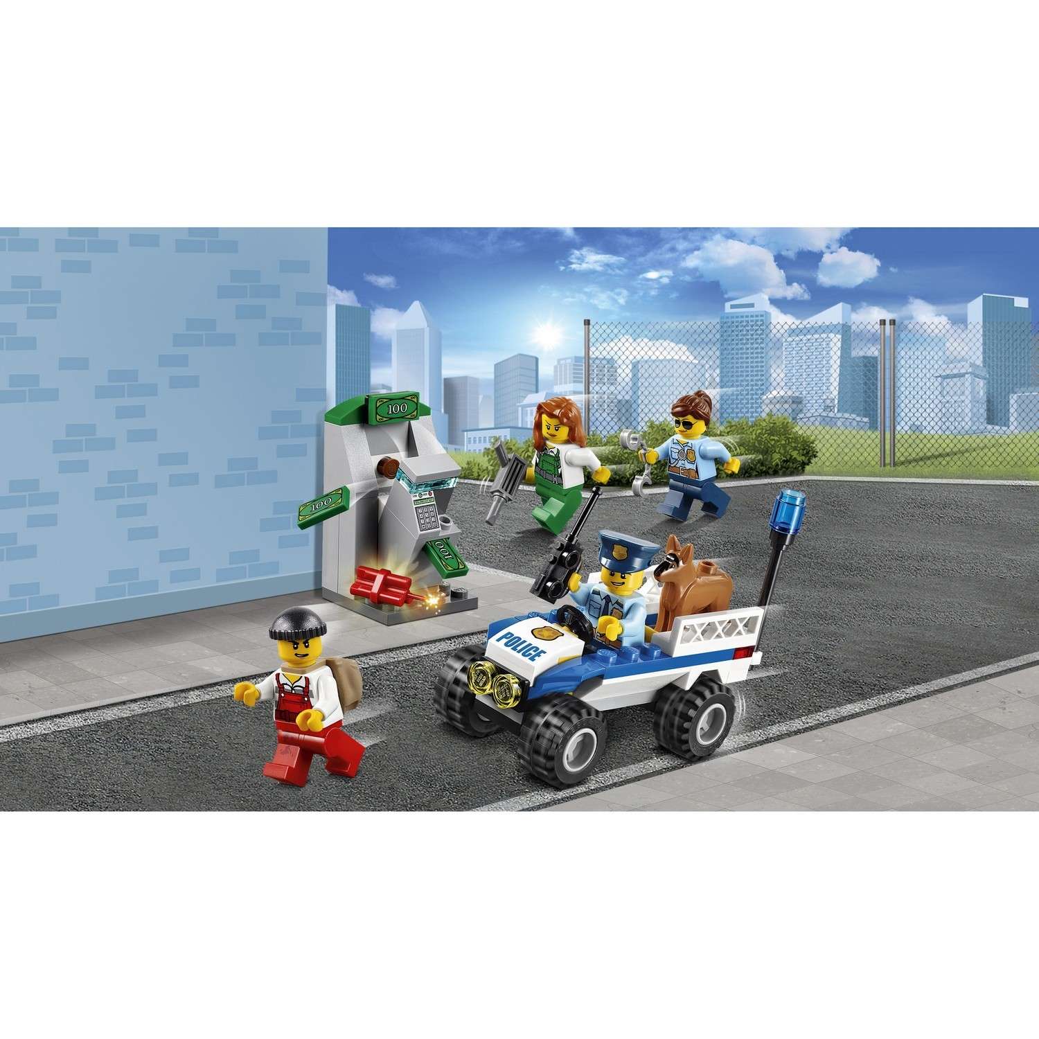 Конструктор LEGO City Police Набор для начинающих «Полиция» (60136) - фото 4